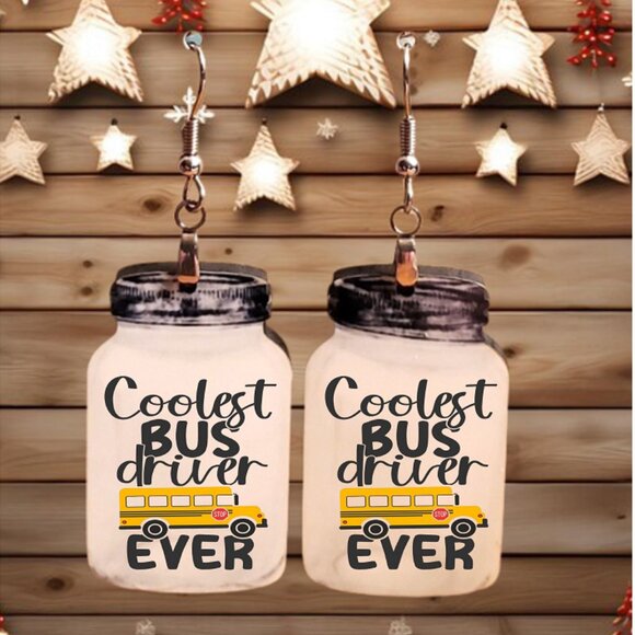 Earrings...Coolest Bus Driver - Picture 1 of 1